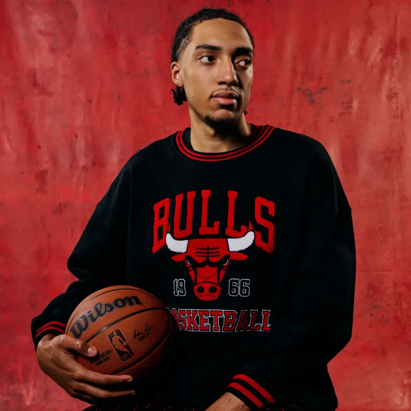 chicago bulls 1966 wild collective statement retro crewneck sweatshirt